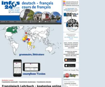 Franzoesisch-Lehrbuch.de(Französisch) Screenshot