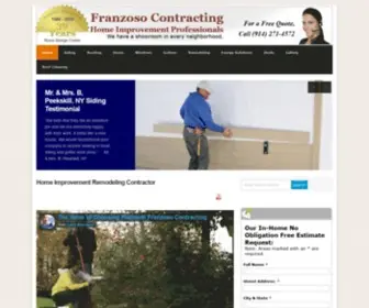 Franzoso.com(Windows, Roofing, Siding Westchester, NY) Screenshot