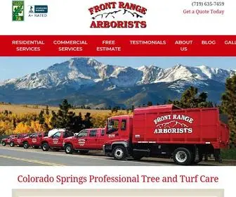 Frarborists.com(Front Range Arborists) Screenshot