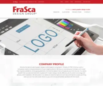 Frascadesigngroup.com(Creative branding agency in Mineola NY. All of our work) Screenshot