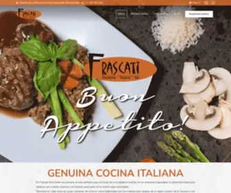 Frascatilacruz.com(Italian Food) Screenshot