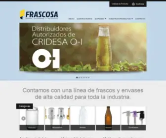 Frascosa.com(Venta de Frascos) Screenshot