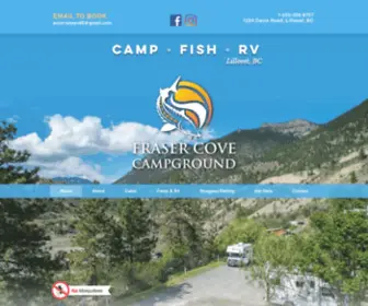 Frasercove.com(Camp Lillooet) Screenshot