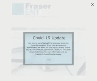 Fraserent.ca(Fraser ENT Clinic) Screenshot