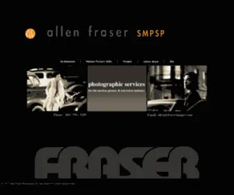 Fraserimages.com(Photography for Motion Pictures and Television) Screenshot