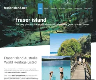 Fraserisland.net(World Heritage Listed Fraser Island) Screenshot