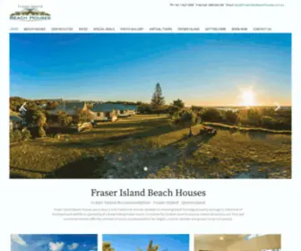 Fraserislandbeachhouses.com.au(K'gari (formerly Fraser Island)) Screenshot