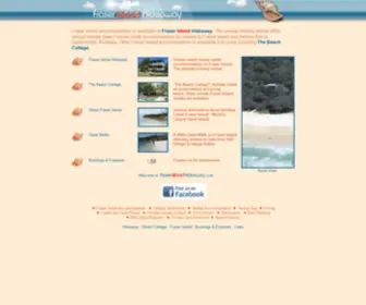 Fraserislandhideaway.com(Fraser Island Accommodation) Screenshot