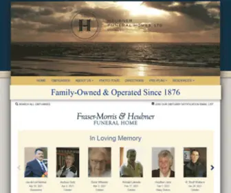 Frasermorrisheubner.com(Fraser-Morris & Heubner Funeral Home) Screenshot