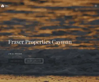 Fraserpropertiescayman.com(Fraser Properties Cayman) Screenshot