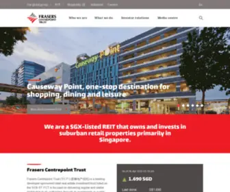 Fraserscentrepointtrust.com(Frasers Centrepoint) Screenshot