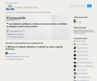 Frases-Celebres.com(Célebres) Screenshot