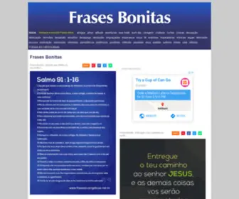Frasesbonitas.net.br(Frases Bonitas) Screenshot