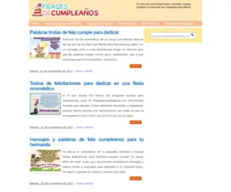 Frasesdecumpleanos3.com(Frases) Screenshot