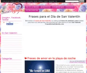 Frasesdesanvalentin.com(FRASES DE SAN VALENTÍN) Screenshot