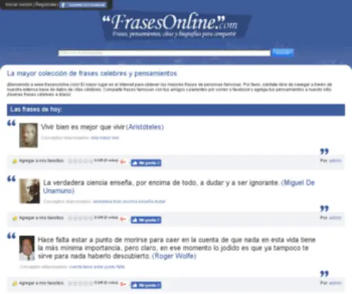 Frasesonline.com(Frases Online) Screenshot