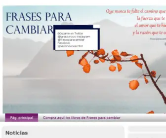 Frasesparacambiarvidas.com(Frases para cambiar vidas) Screenshot