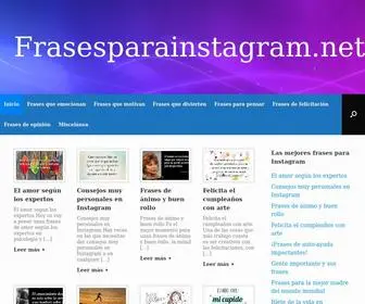 Frasesparainstagram.net(Las mejores frases para marcar estilo) Screenshot