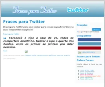Frasestwitter.com.br(Frases para Twitter) Screenshot