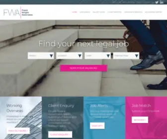 Frasiawright.com(Legal Jobs in Scotland) Screenshot