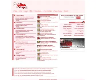 Frasidamore.net(Frasi d'amore) Screenshot