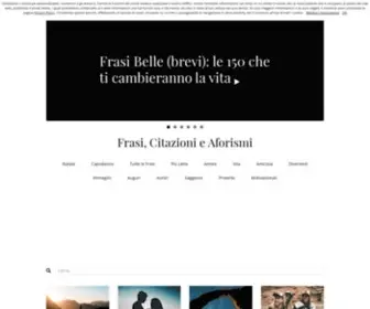 Frasimania.it(Frasi, Citazioni e Aforismi (con immagini)) Screenshot