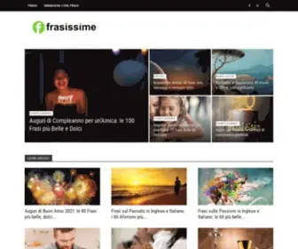 Frasissime.com(Frasi, Aforismi, Citazioni e Proverbi (con Immagini)) Screenshot