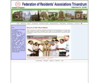 Frat.in(The Official Website of Federation of Residents' Associations Thiruvananthapuram (FRAT)) Screenshot