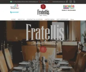 Fratellissteakhouse.com(Fratellis Italian Steakhouse) Screenshot