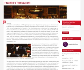 Fratellos.net(Italian Restaurant) Screenshot