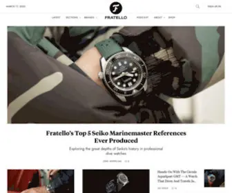 Fratellowatches.com(All About Watches) Screenshot