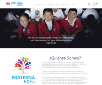 Fraternahoy.org(Fundación) Screenshot