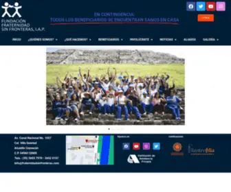 Fraternidadsinfronteras.com(INICIO) Screenshot