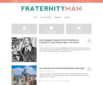 Fraternityman.com(Fraternityman) Screenshot