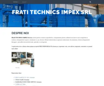 Fratitech.ro(Echipamente sablare) Screenshot