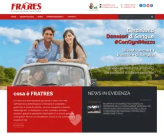 Fratres.it(FRATRES donatori di sangue) Screenshot