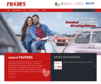 Fratres.org(FRATRES donatori di sangue) Screenshot