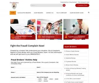 Fraudbrokers.net(File Complaint for fund recovery help) Screenshot