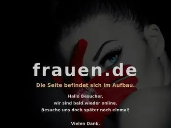 Frauen.de(In Arbeit) Screenshot