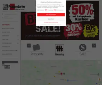 Frauendorfer.com(Möbel & Küchen Frauendorfer in Amberg) Screenshot
