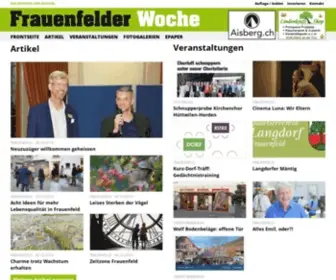 Frauenfelderwoche.ch(Frauenfelder Woche) Screenshot