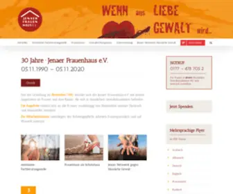 Frauenhaus-Jena.de(Herzlich Willkommen) Screenshot