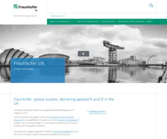 Fraunhofer.co.uk(Fraunhofer) Screenshot