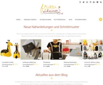 Frauscheiner.de(Frau Scheiner) Screenshot