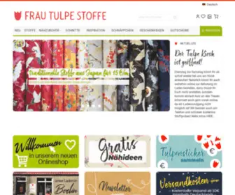Frautulpe.de(Frau Tulpe Stoffe) Screenshot