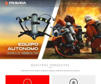 Fravida.com(Francisco Vicente Damiano S.A) Screenshot