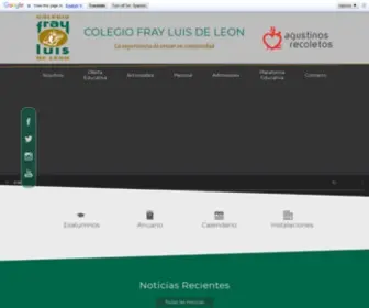 Frayluisdeleon.edu.mx(Colegio Fray Luis de León) Screenshot