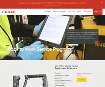 Frazaforklifts.com(Warehouse & Forklift Equipment Service in Michigan) Screenshot