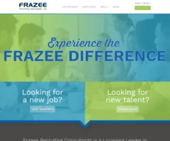 Frazeerecruit.com(Frazee Recruiting Consultants) Screenshot