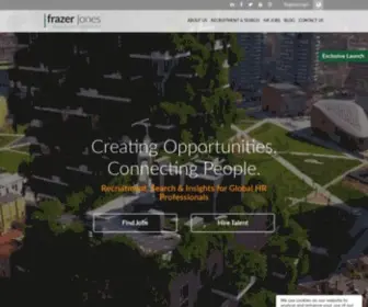 Frazerjones.it(Specialist HR Search & Recruitment across Italy & Southern Europe) Screenshot